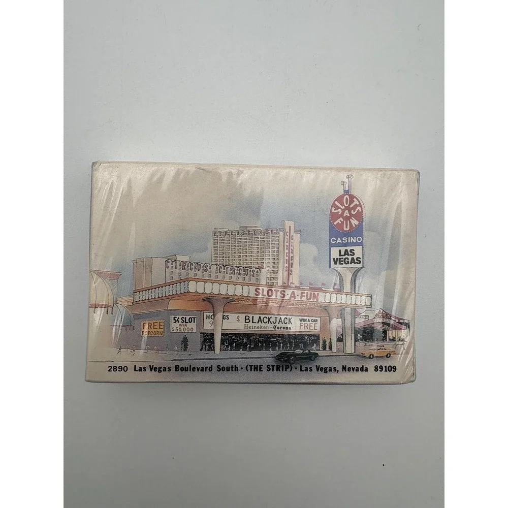 Vintage Slots A Fun Las Vegas Casino Souvenir Paper Note Pad Mo Money Associates